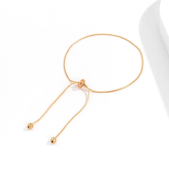 🆕 3/$30 Minimalistic Gold Adjustable Thin Anklet - Picture 2 of 6